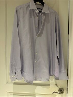 Pal Zileri Men's Light Lavender Dress Shirt